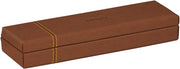 Penne in metallo a forma di penna, dimensioni 21x5,5x3 cm, elegante imitazione in legno, ideale per penna, pennarelli e pennarelli a sfera, 1 pezzo, rame