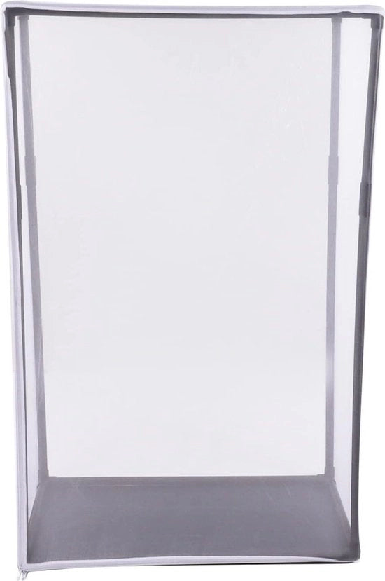 Habitacolo per Farfalle Kooi con Tubo PVC Ampio e Alto - Chiusura con Cerniera Resistente - Grande Spazio Esterno Recinzione a Reti.