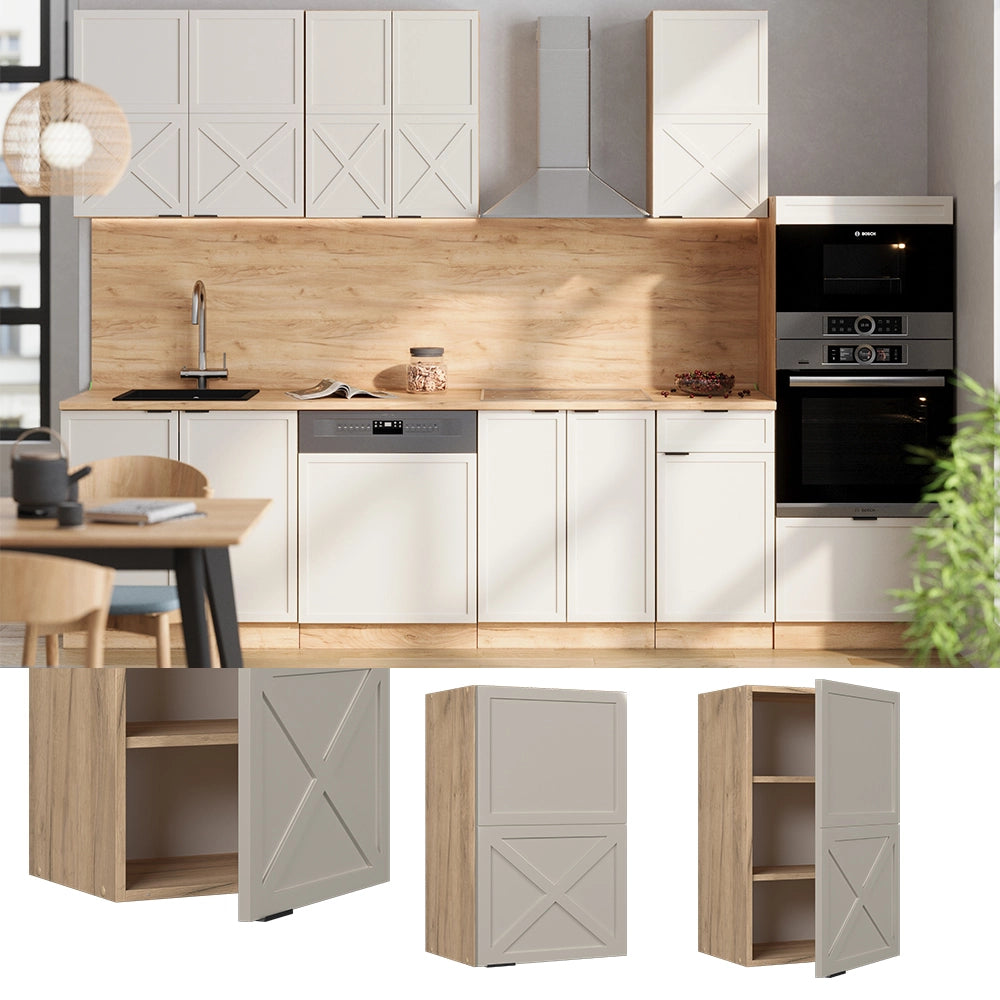 Vicco Pensile da cucina GrigioBeige 45 cm