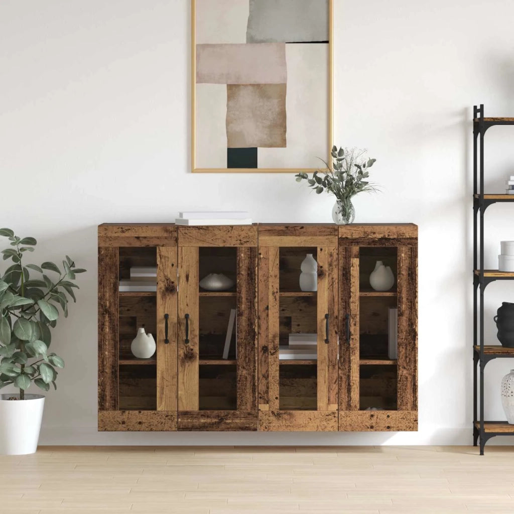 Armadi da Muro 2 pz Legno vecchio 69,5 x 34 x 90 cm CFW4266873