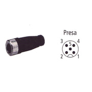 Connettore M12-4 Poli Aleyay