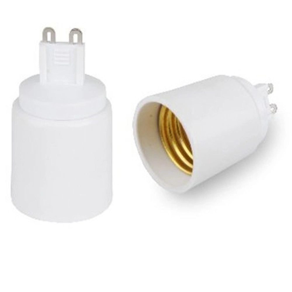 Trade Shop - Adattatore Convertitore Porta Lampade Da G9 A E27 Portalampada Base Attacco Vite -