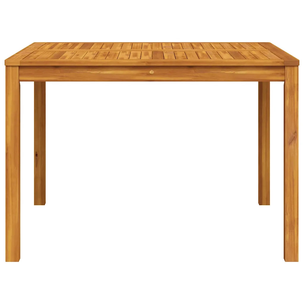 Tavolo da Pranzo da Giardino 110x110x75cm Legno Massello Acacia 366369