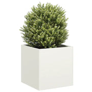 Fioriera Bianca 40x40x40 cm in Acciaio Laminato a Freddo 860662