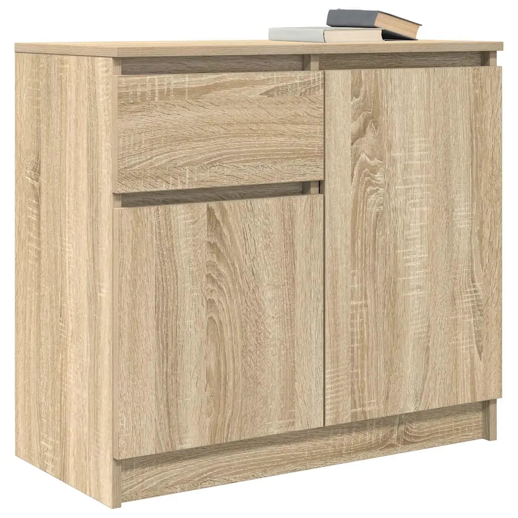 Credenza con Cassetto Rovere Sonoma 71x35x65 cm in Truciolato 861600
