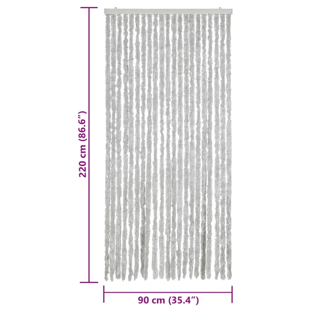 Tenda Antimosche Grigia 90x220 cm in Ciniglia CFW3333578
