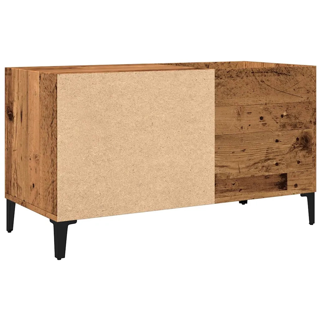 Mobile Porta Dischi Legno Antico 84,5x38x48cm Legno Multistrato 857165