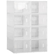 Sistema scaffale modulare 8 scomparti ¨C zephmum ¨C 25x35x19 trasparente
