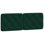 Cuscino Testiera Verde Scuro 140 cm in Velluto CFW9438826