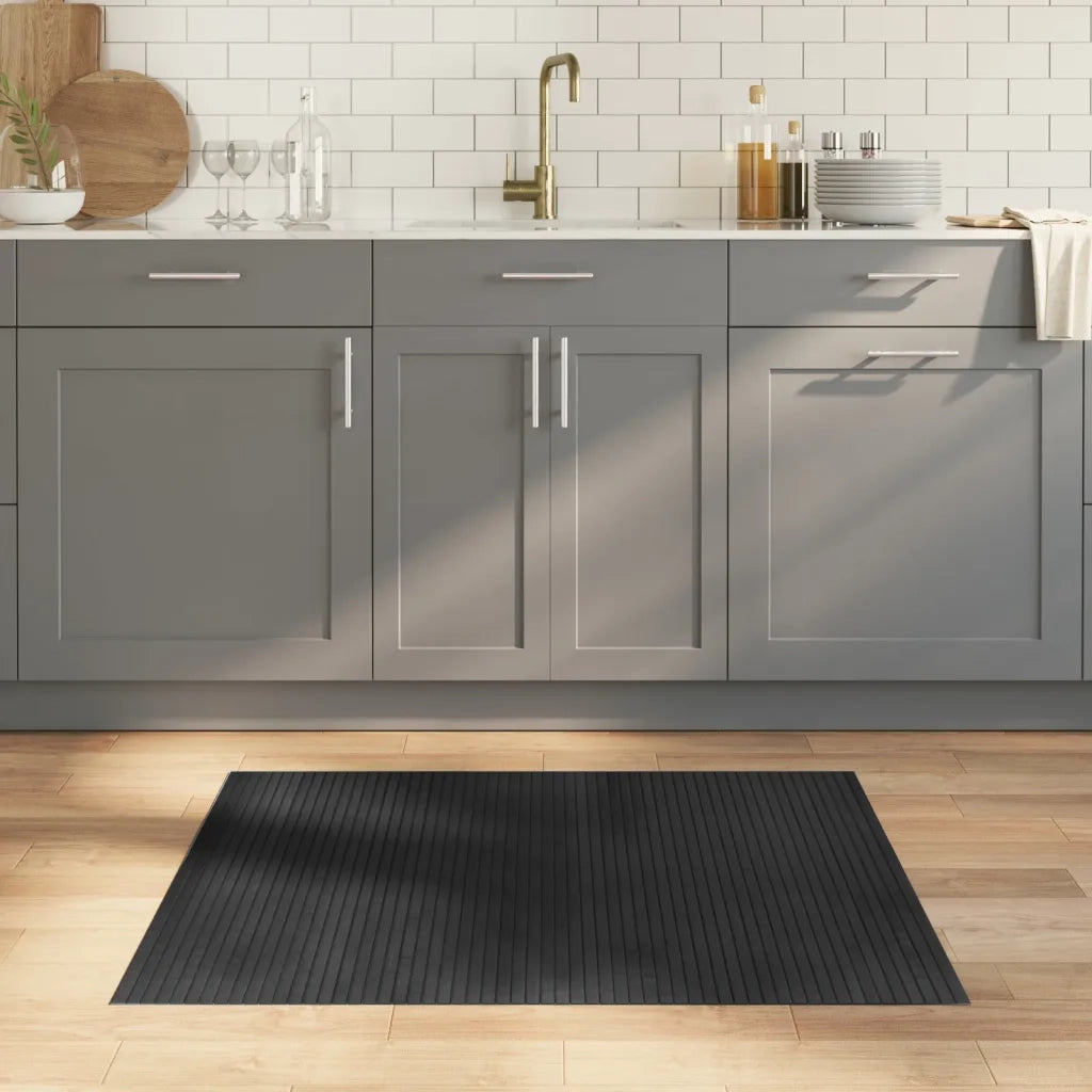 Tappeto Rettangolare Grigio 80x100 cm in BambÃ¹