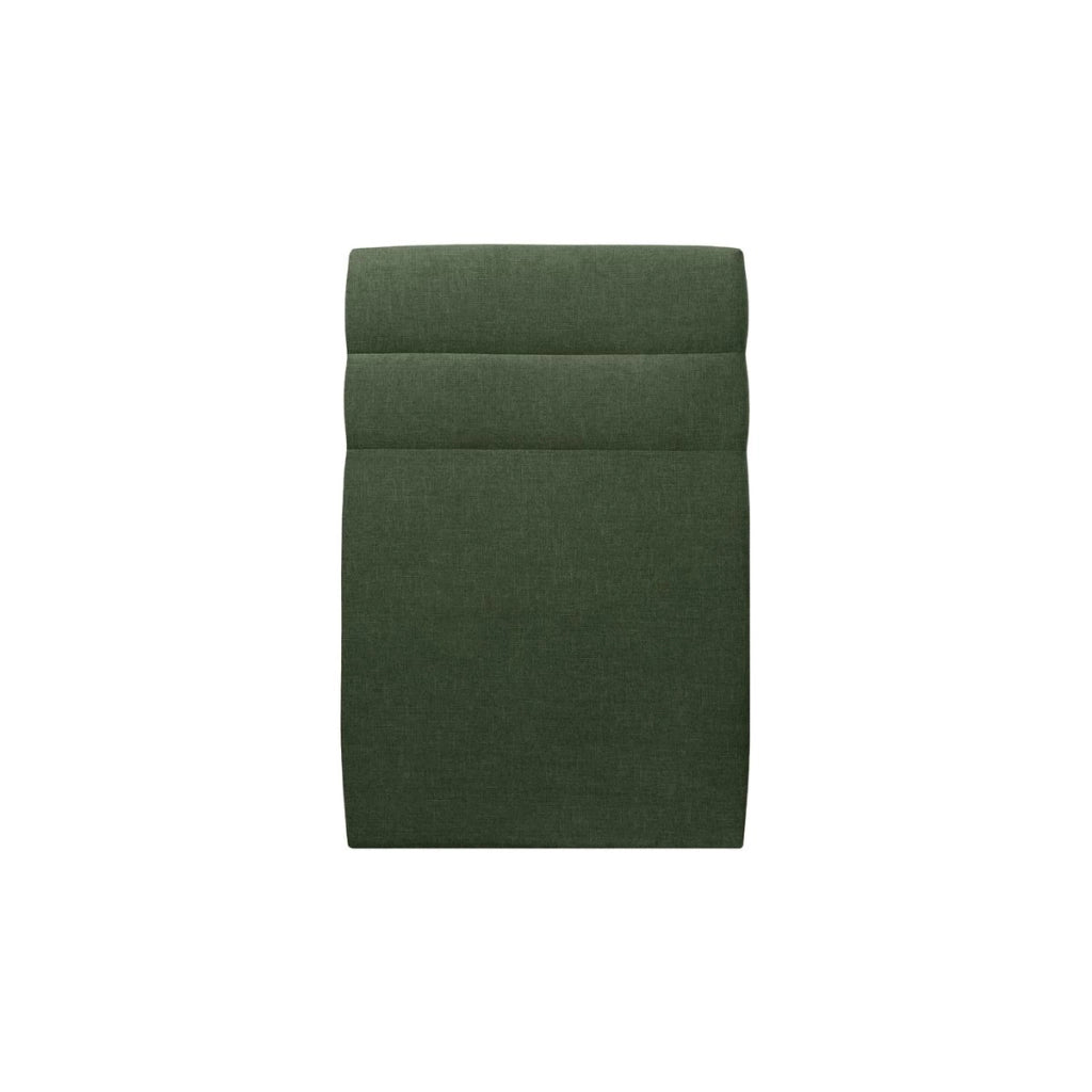Letto 90x190 cm con testiera in linea - Tessuto Tela opaca