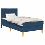Letto singolo | Letto per adulti | Struttura del letto Blu 100 x 200 cm Poliestere