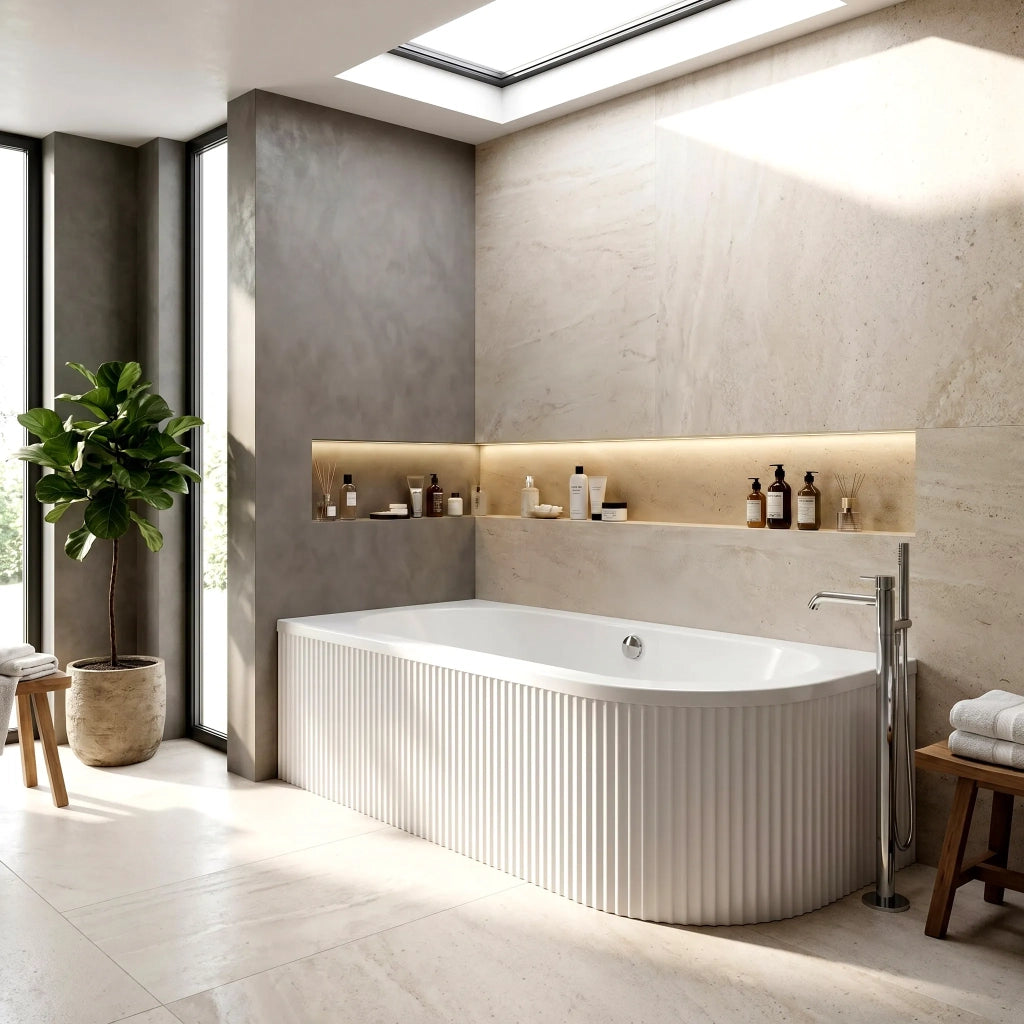 Vasca Bagno Rea Orion Stripe Left 160cm