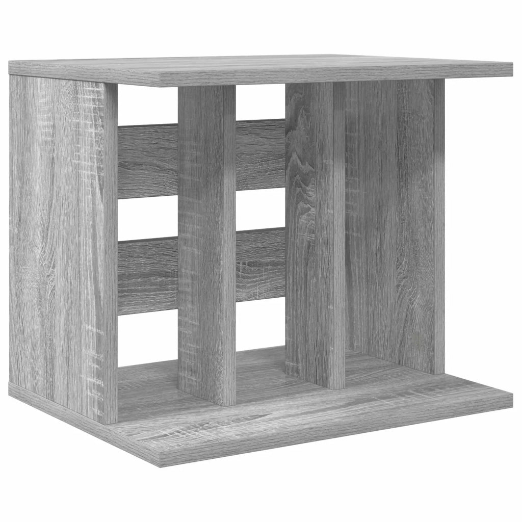 Storage per dischi in vinile Sonoma grigio 42 x 33 x 36 cm 8012839