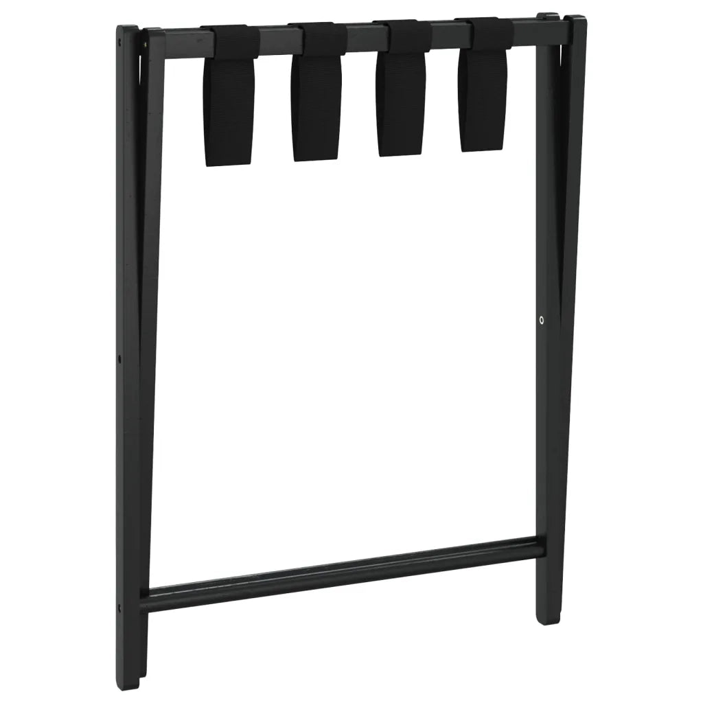 Portabagagli Nero 68,5x38x58 cm in Bambù 356368