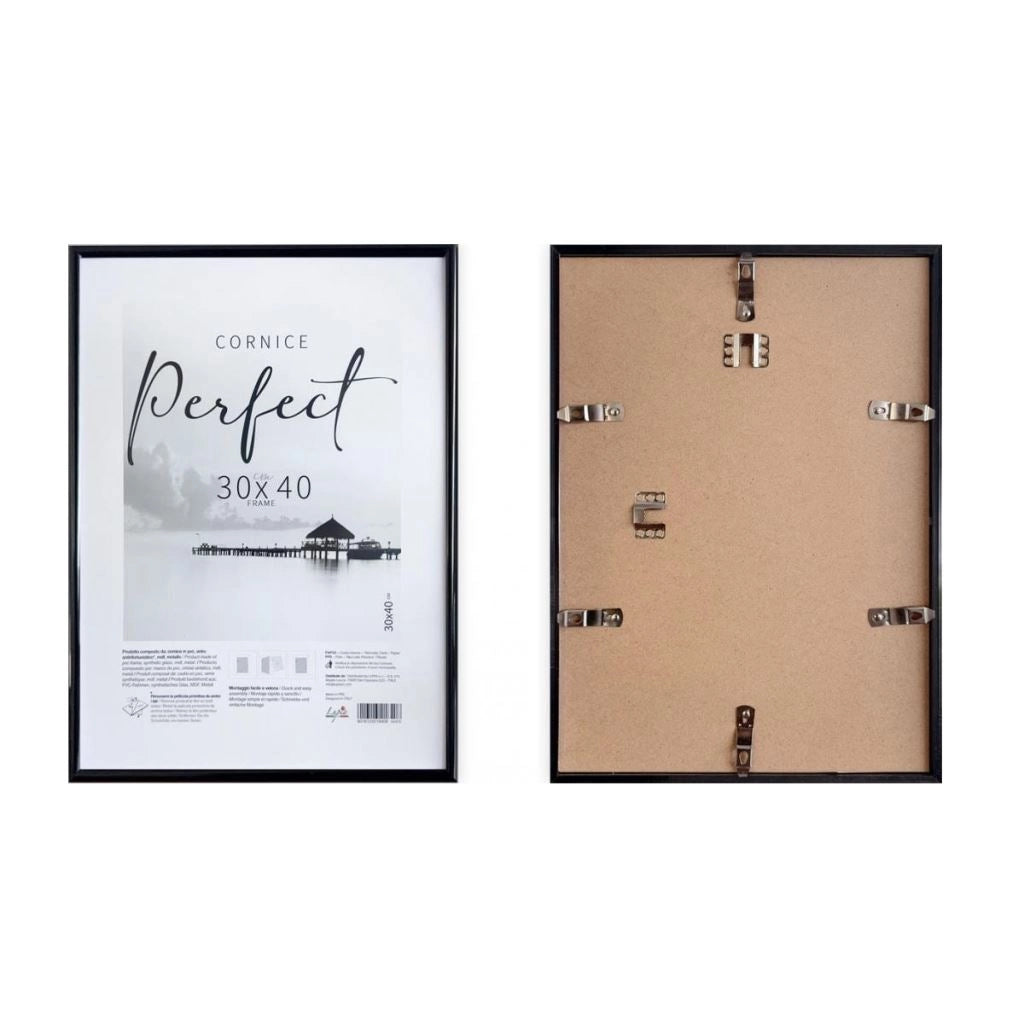 Cornice Portafoto da Parete Perfect Black 35 x 50 cm