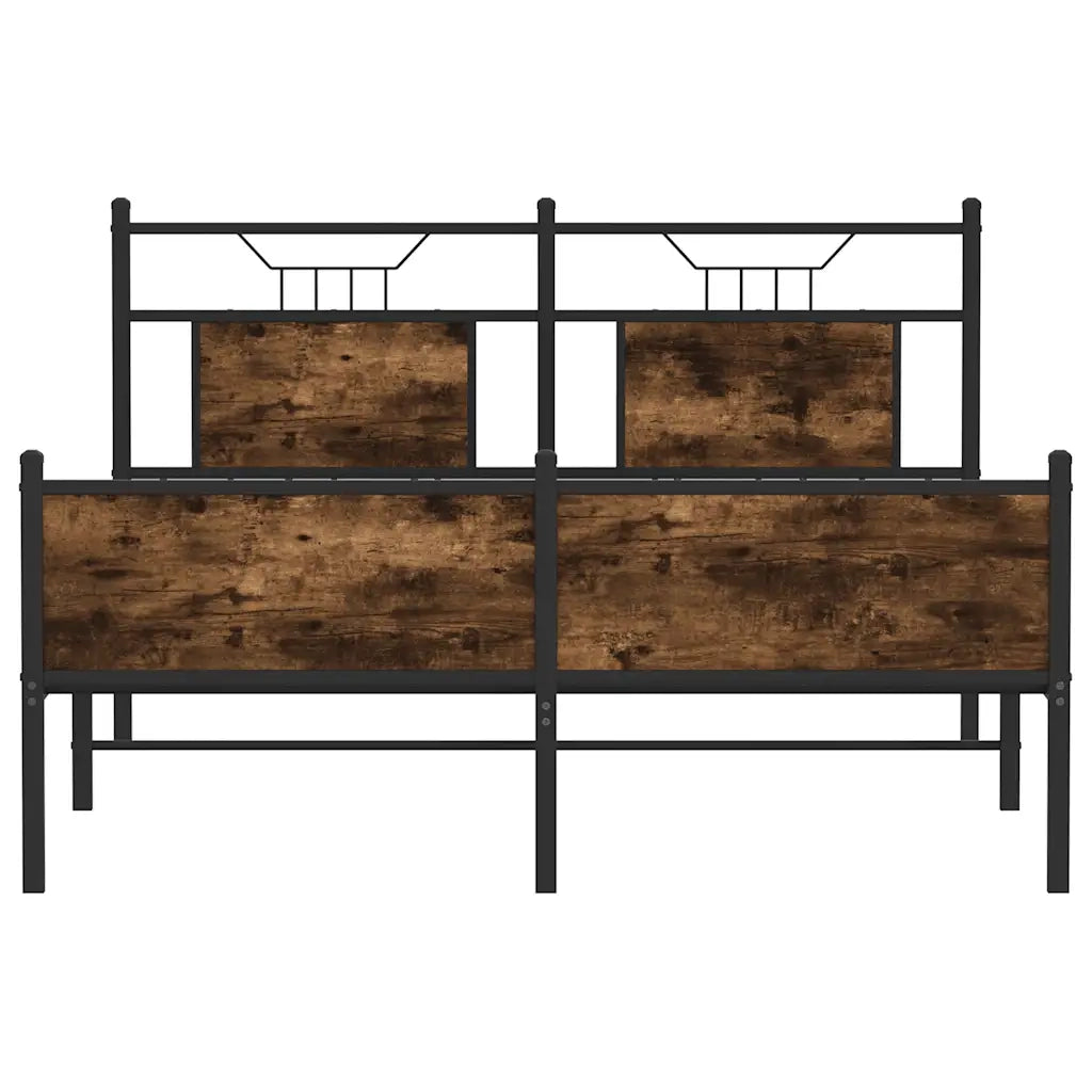 Giroletto senza Materasso Rovere Fumo 140x200 cm in Truciolato 4106927