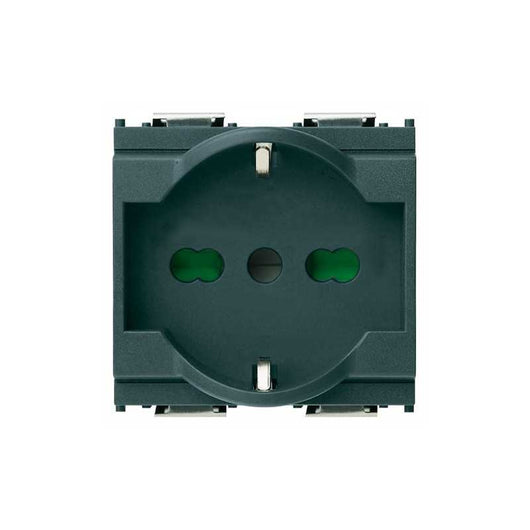 16211 Presa di Corrente 2P+T 16A Universale Grigio Idea