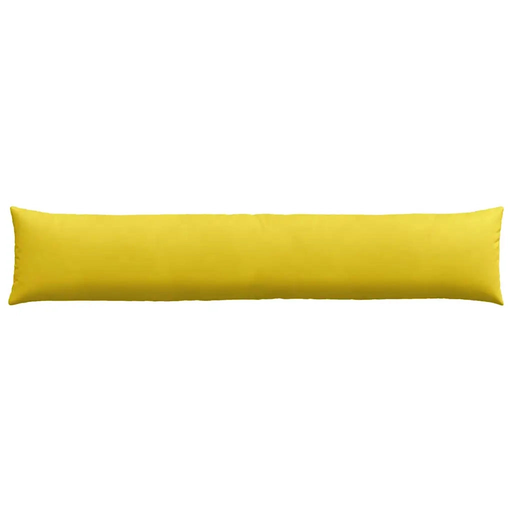 Cuscini da Divano 2 pz | Cuscini per sedie Giallo 200 x 40 cm Tessuto in Cords