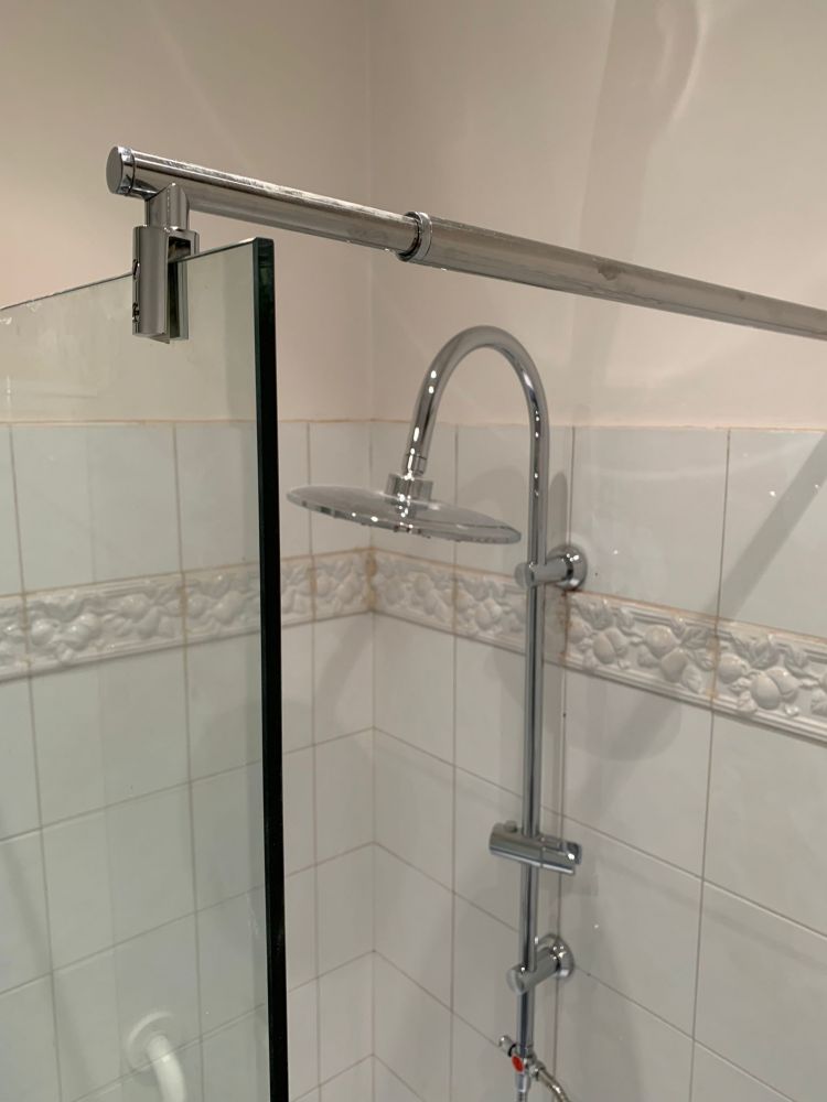 Parete doccia in Cristallo 8 mm Walk-In - Misura: 140 x h195 (8mm)