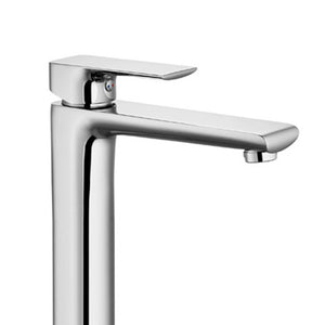 Miscelatore lavabo alto serie hope, finitura cromata