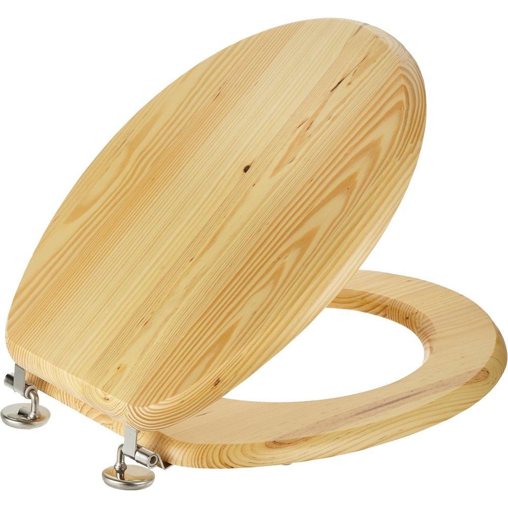 Allibert 1837042 - sedile copri wc in legno di pino chiaro vienn