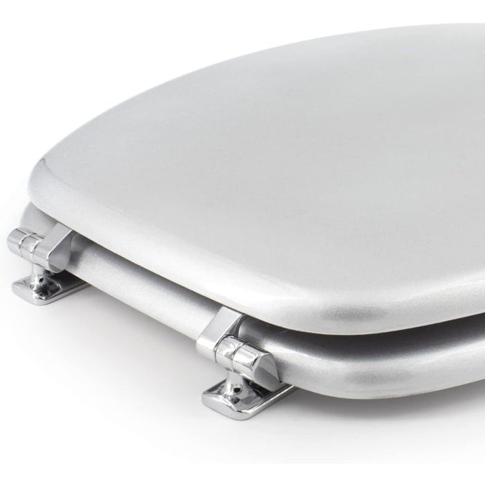 Gelco design 582844 - sedile wc galaxy, colore: argento