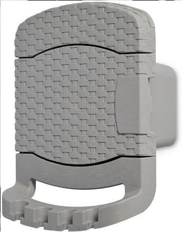 PORTA TUBO IN RATTAN A PARETE