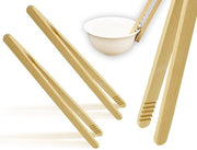 Set di tostapine in legno di bambù da 2 pezzi - Herbruikbaar - Classico - Naturale - Tostapine in legno da 18 cm