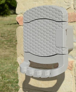 PORTA TUBO IN RATTAN A PARETE