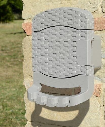 PORTA TUBO IN RATTAN A PARETE