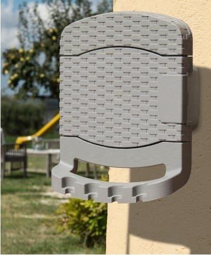 PORTA TUBO IN RATTAN A PARETE