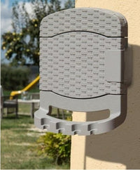 PORTA TUBO IN RATTAN A PARETE