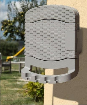 PORTA TUBO IN RATTAN A PARETE