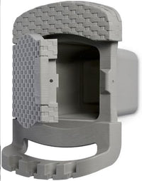 PORTA TUBO IN RATTAN A PARETE