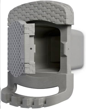 PORTA TUBO IN RATTAN A PARETE