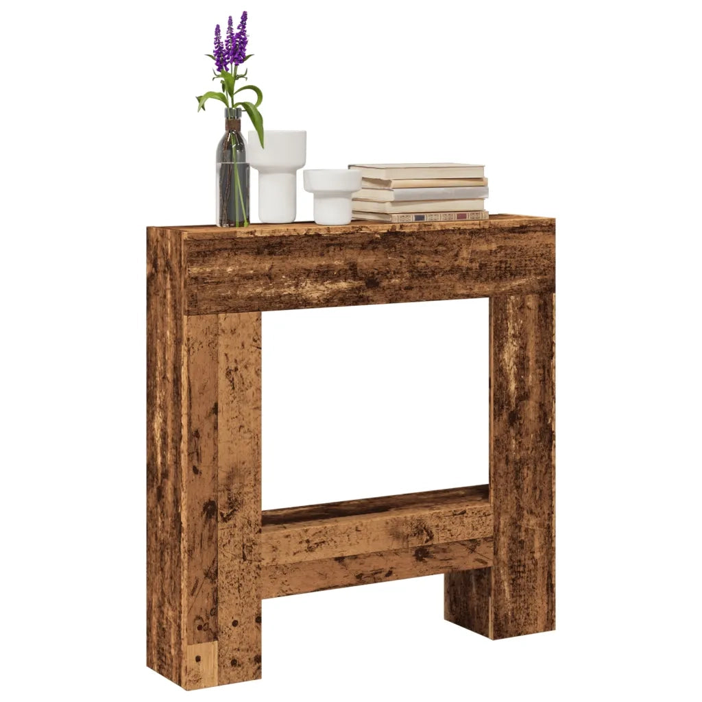 Cornice per Camino Legno Antico 81x18x82 cm in Truciolato CFW8562947