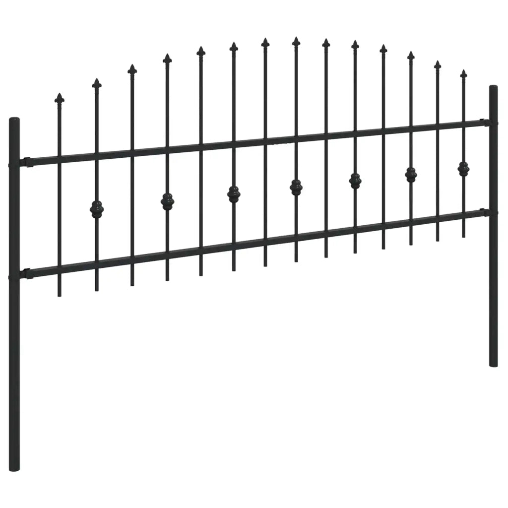 Recinzione da Giardino | Recinzione a punte Asten Nero