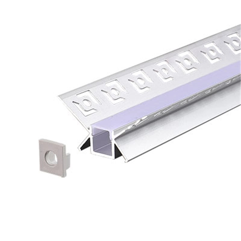 CANALINA PER STRIP LED '5166' 12x24 mm  - Barra 2 mt