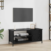 Mobile TV Rovere Nero 100 x 40 x 45 cm Legno multistrato 879479