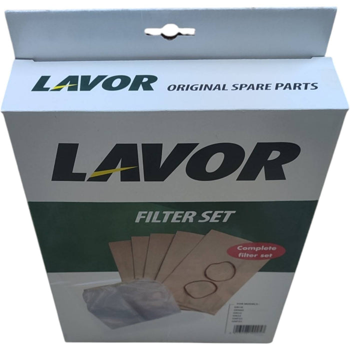 SET FILTRO ASPIRAPAPOLVERE CARTA / STOFFA GN/GENIO PZ.5