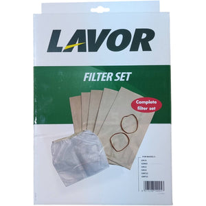 SET FILTRO ASPIRAPAPOLVERE CARTA / STOFFA GN/GENIO PZ.5