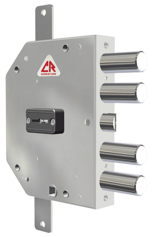 c.r. art. 2155/28 plus serratura di sicurezza sinistra senza aste 130x64 mm cod:ferx.16249