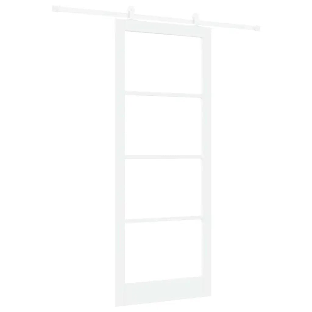 Porta Scorrevole ORKDAL Bianco 93 x 232 cm Legno e metallo 3332096