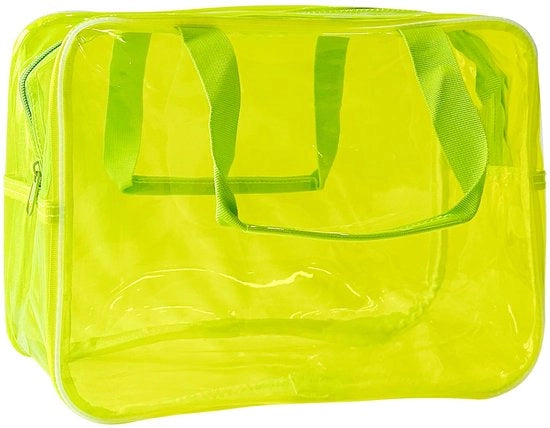 Tote con Stampo Gele Borsa con Vinyl Waterdipenta 11,8'' × 5,12'' × 8,26'' (Giallo)
