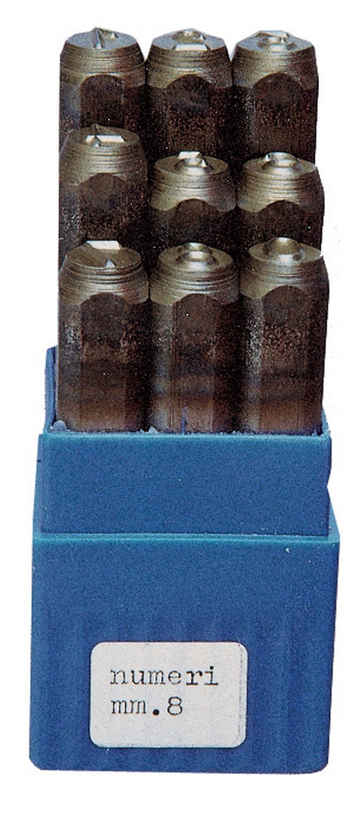 punzoni acciaio numeri mm. 4 cod:ferx.1625