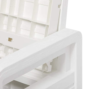 Toomax cassapanca Foreverspring 270 lt plastica effetto Legno Bianco132x58x89 h