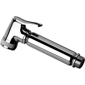 Doccetta a pulsante minimal tonda per idroscopino in ottone crom