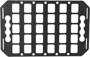 Pannello di Stoccaggio in Alluminio - Pannello con Molle - Organizzazione per Auto - Montaggio con Viti con Spina - Finestre Liscie - Utilizzo Multifunzionale - Pannello di Ripostiglio