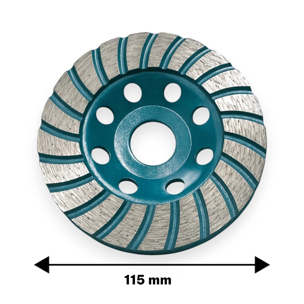 Disco Diamantato Per Smerigliatrice Disco Marmo Cemento Pietra Stretto 115 mm 0x